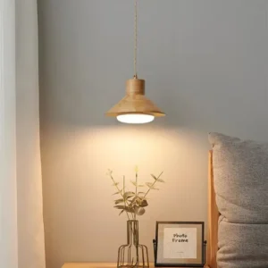 Minimalist Wooden Pendant Light PD010 1