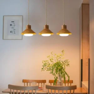 Minimalist Wooden Pendant Light PD010 4