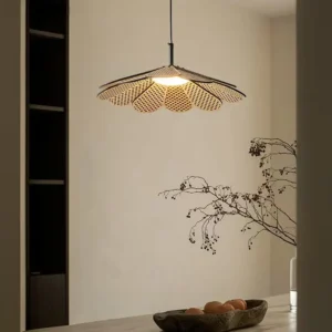 Modern Wooden Petal Pendant Light PD011 2