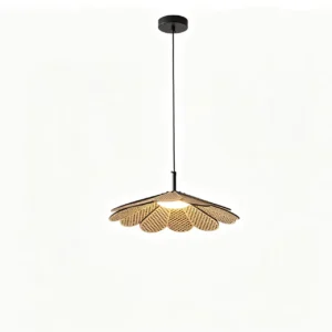 Modern Wooden Petal Pendant Light PD011 3