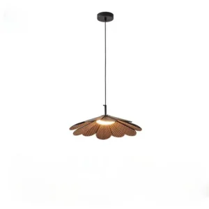 Modern Wooden Petal Pendant Light PD011 5