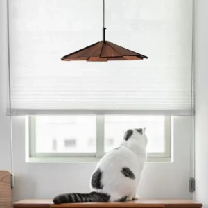 Modern Wooden Geometric Pendant Light PD015 2