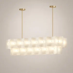 Modern Ribbed Acrylic Chandelier BP2014B