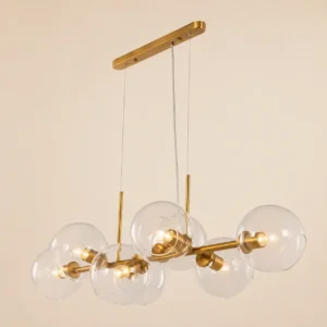 Mid Century Glass Chandelier BP2017