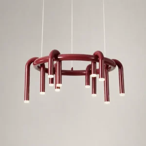 Modern Red Ring LED Chandelier BP2023A