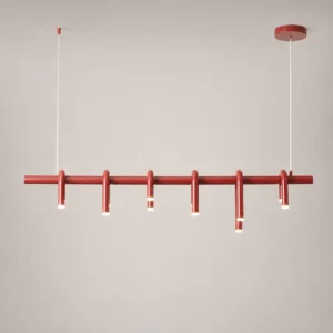 Modern Red Ring LED Chandelier BP2023B