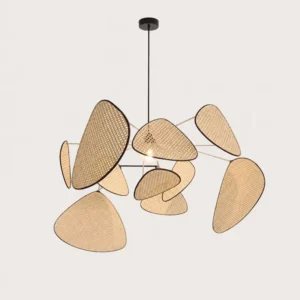 Organic Rattan Leaf Pendant Chandelier BP2034