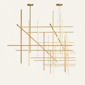 Geometric Linear LED Pendant Chandelier BP2035
