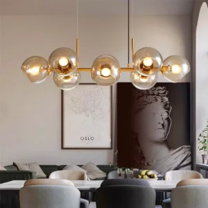 Mid Century Glass Chandelier BP2017 1