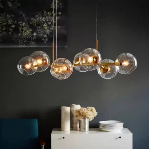 Mid Century Glass Chandelier BP2017 4