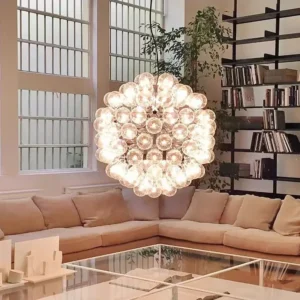 Contemporary Glass Globe Chandelier BP2019 1