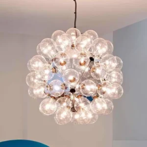 Contemporary Glass Globe Chandelier BP2019 2
