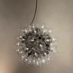 Contemporary Glass Globe Chandelier BP2019 3