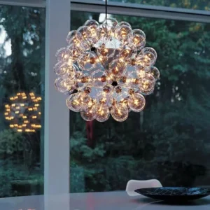 Contemporary Glass Globe Chandelier BP2019 4