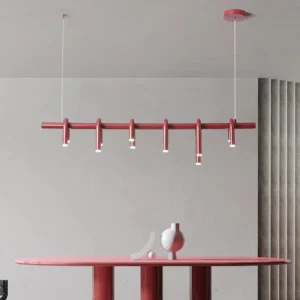 Modern Red Ring LED Chandelier BP2023 4
