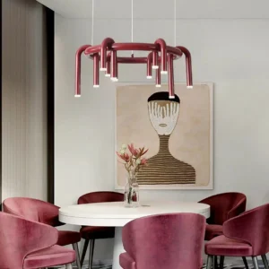 Modern Red Ring LED Chandelier BP2023 5