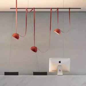 Modern Leather & Metal LED Chandelier BP2026 4