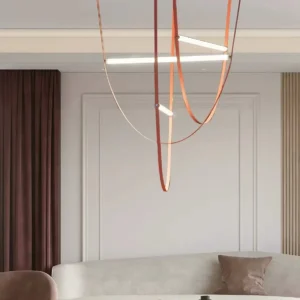 Architectural Linear Pendant Chandelier BP2027 4