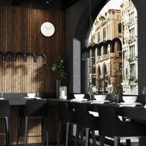 Postmodern Arch LED Pendant Chandelier BP2028 5