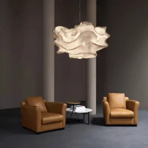 Sculptural Stainless Steel Pendant Chandelier BP2029 3