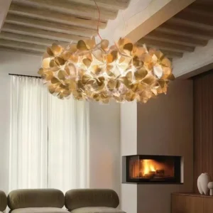 Sculptural Floral Pendant Chandelier BP2033 3