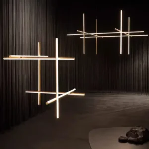 Geometric Linear LED Pendant Chandelier BP2035 3