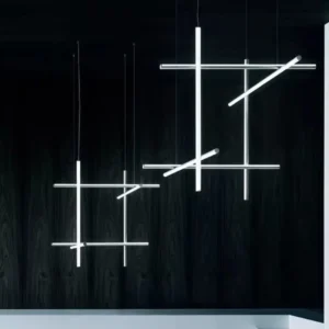 Geometric Linear LED Pendant Chandelier BP2035 5