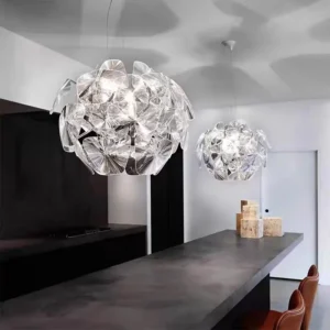 Modern Acrylic Leaf Pendant Chandelier BP2036 2