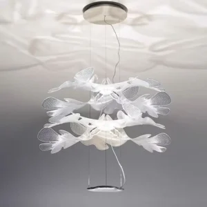 Sculptural Acrylic Leaf Chandelier BP2039 3