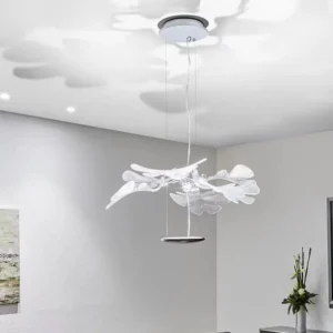 Sculptural Acrylic Leaf Chandelier BP2039 4