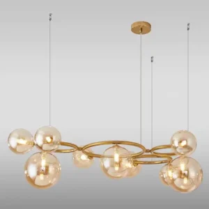 Modern Glass Globe Chandelier BP2040 6