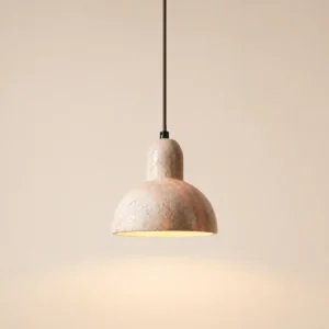 Modern Travertine Dome Pendant Light P3016