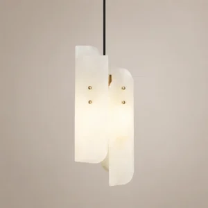 Minimalist Alabaster Hanging Light PA001