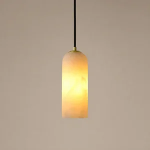 Modern Alabaster Cylinder Pendant Light PA007