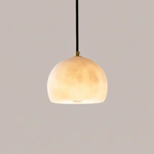 Modern Alabaster Dome Pendant Light PA008