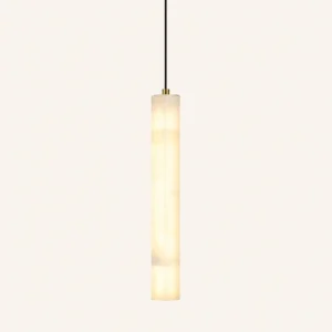 Modern Alabaster Column Pendant Light PA015