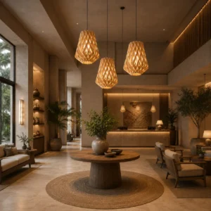 Aurora Wooden Pendant Light PD002 3