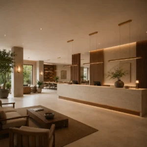 Nordic Solid Wood Linear Pendant Light PD003 5