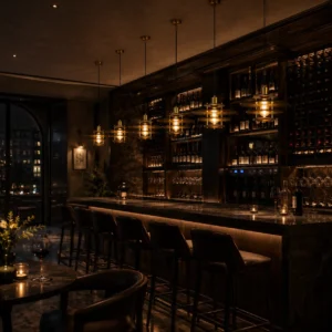 Modern Layered Smoked Glass Pendant Light PD004 2