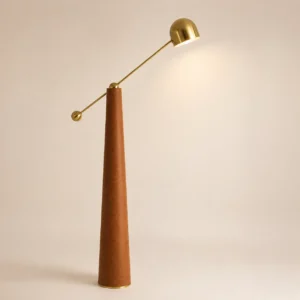 Mid Century Balance Arm Floor Lamp with Conical Base FL-A051