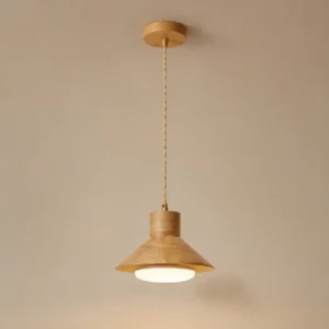 Minimalist Wooden Pendant Light PD010