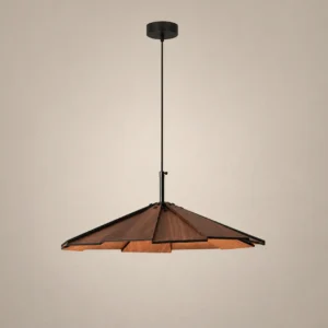 Modern Wooden Geometric Pendant Light PD015