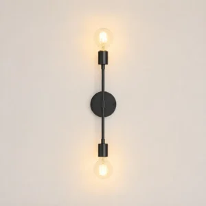 Modern 2-Light Vertical Wall Lamp for Hotel Corridor Apartment Vanity WA1006