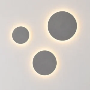 Modern Round Cement LED Wall Sconce WA1039