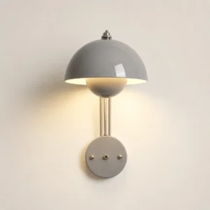 Minimalist Mushroom Metal Shade Decor Wall Sconce WA1061