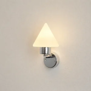 Modern Polished Chrome Triangle Shade Wall Lamp WA1073