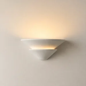 Modern White Plaster Wall Lamp WA1086