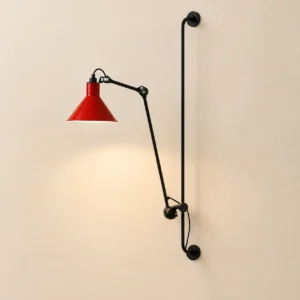 Long Adjustable Arm Metal Dome Reading Wall Light WA1092