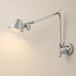 Modern Silver Adjustable Arm Aluminum Wall Lamp WA1098