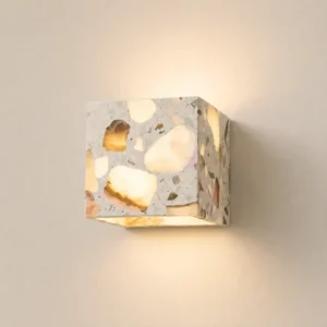 Wabi Sabi Terrazzo Stone Up & Down Wall Light WC3001/B